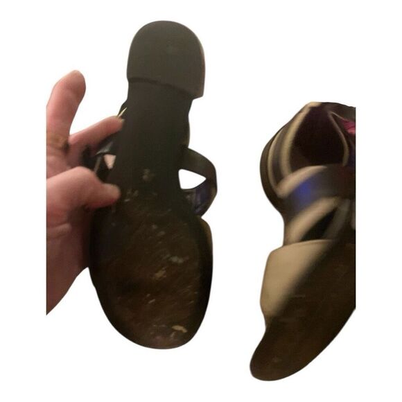 Ash Tan & Brown Strappy Gladiator Type Flats Size 6 - Picture 6 of 6